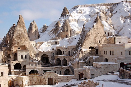 fairy chimneys in Cappadocia