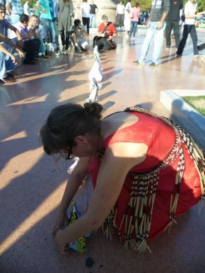 Sonja van Kerkhoff - performance in Istanbul