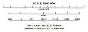 Image of 1:100,000 Scale Bar