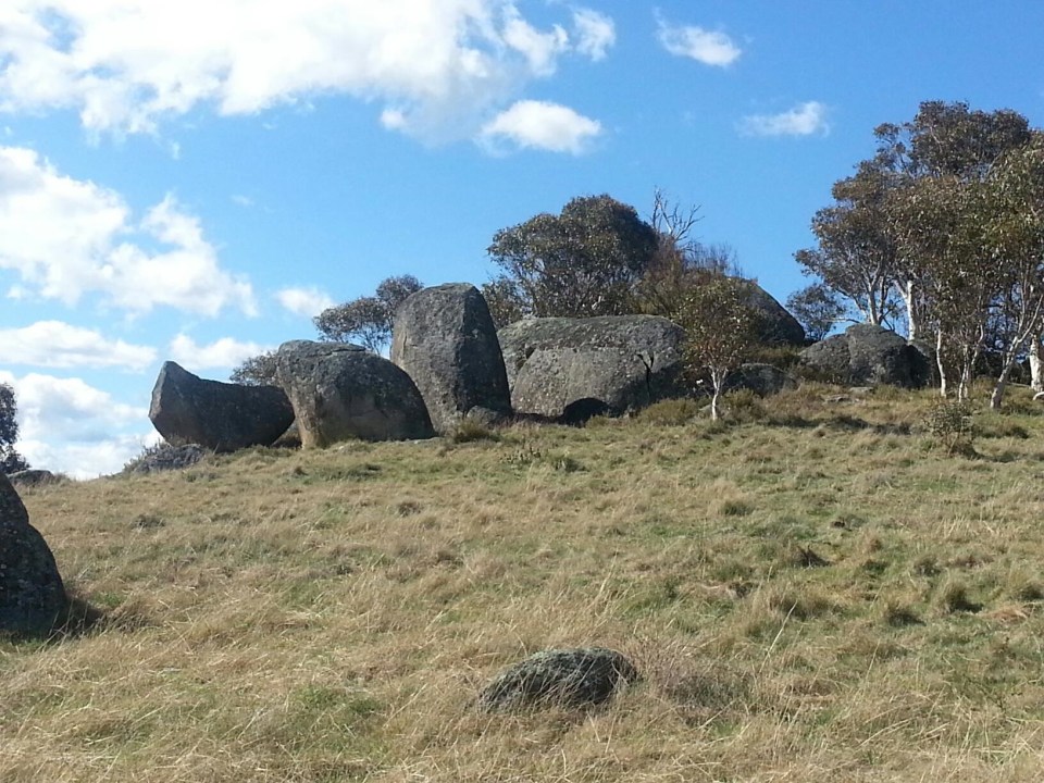 Boulders on the way to Yankee Hat Paintings