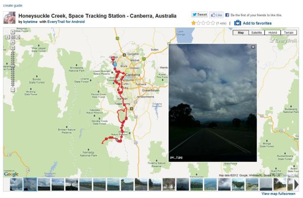 Everytrail: Honeysuckle Creek