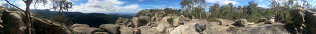 Booroomba Rocks panorama