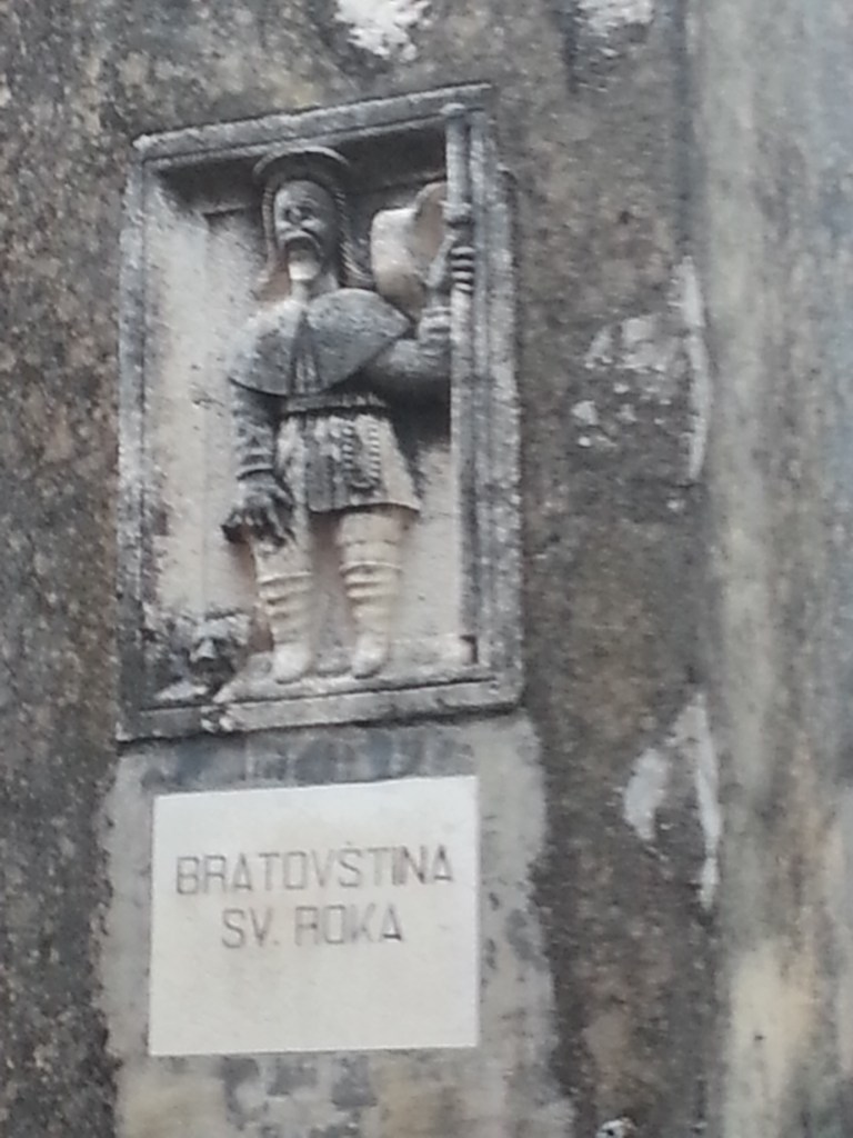 Street sign, Korčula. Photo by Tracey Benson
