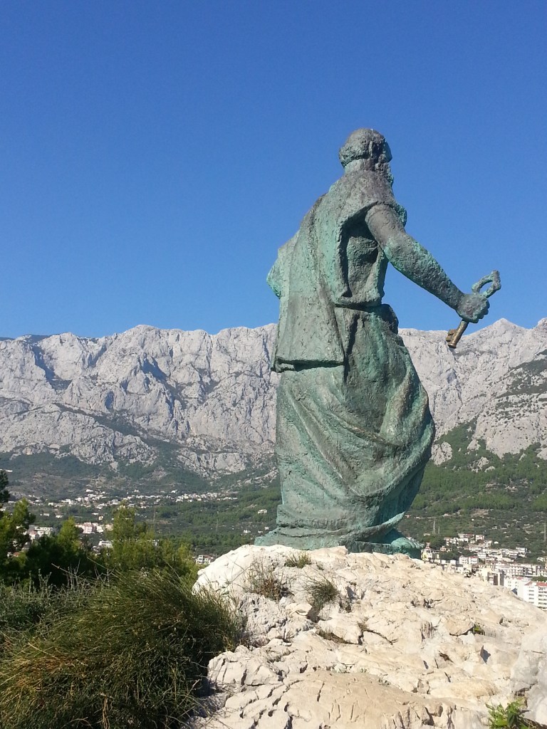 St Peter with the keys to the city, Makarska. Photo by Tracey Benson