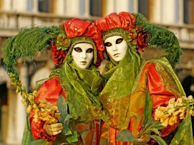 Venetian masks - image credits unknown