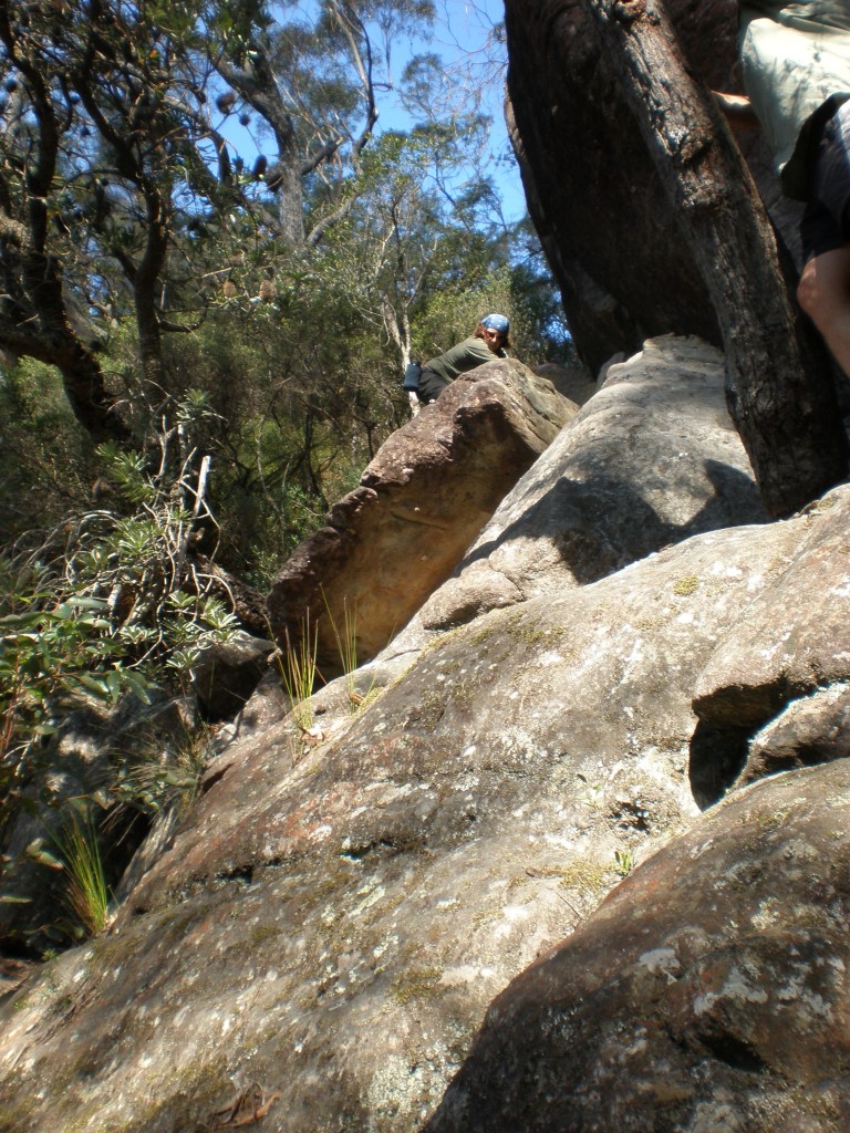 The way down off the Castle