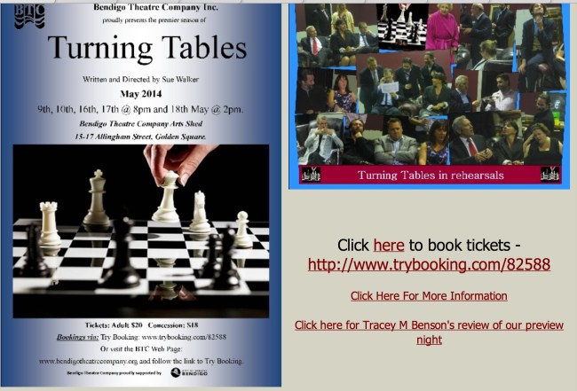 Turning Tables: Bendigo Theatre Website