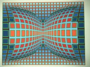 Composition Double Bleu et Rouge, 1980