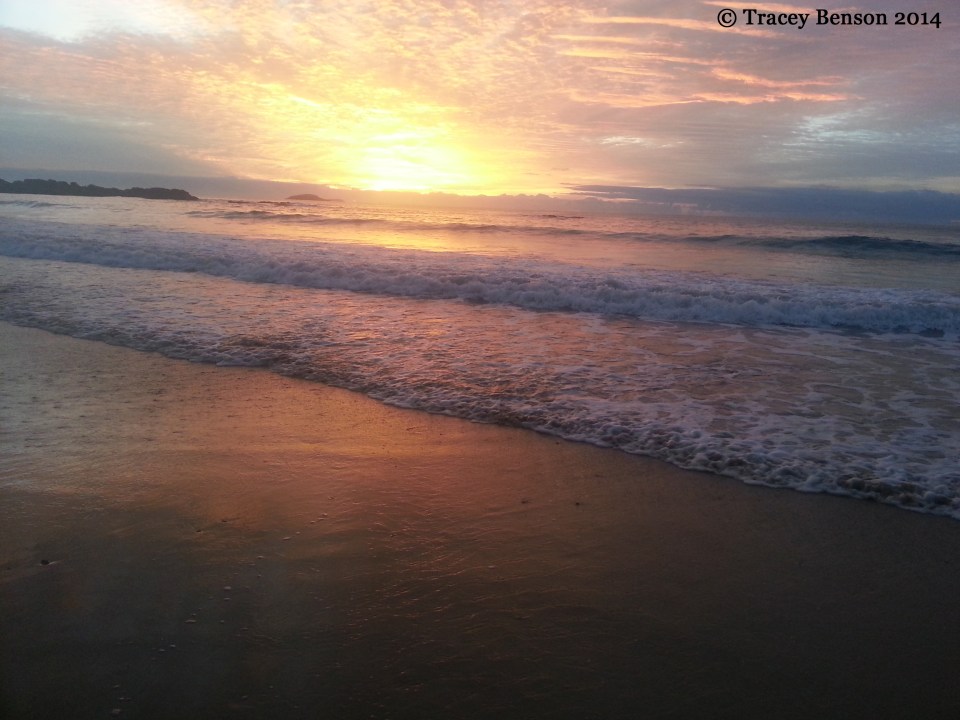 Korora Beach sunrise © Tracey Benson 2014