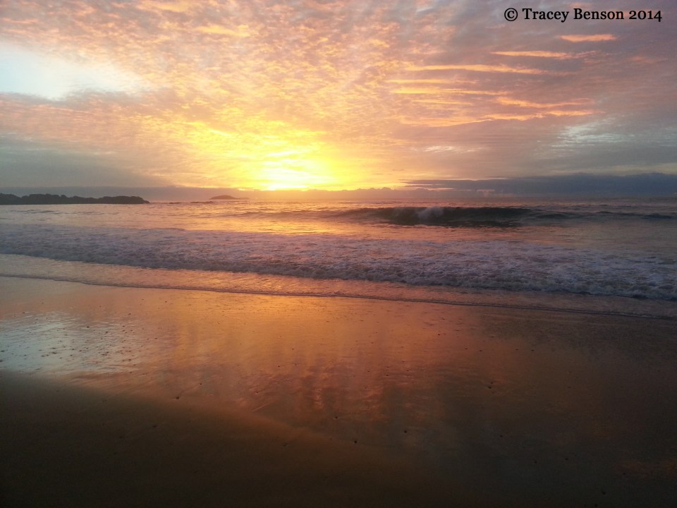Korora Beach sunrise © Tracey Benson 2014
