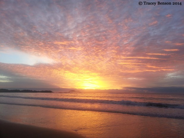 Korora Beach sunrise © Tracey Benson 2014