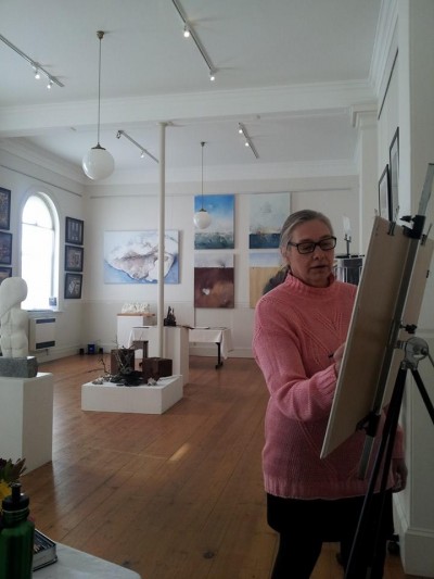 Sandra Hosking at "The Beauty in Decay"