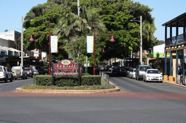 Main Street, Sawtell, Image Credit: Sawtell Gazette