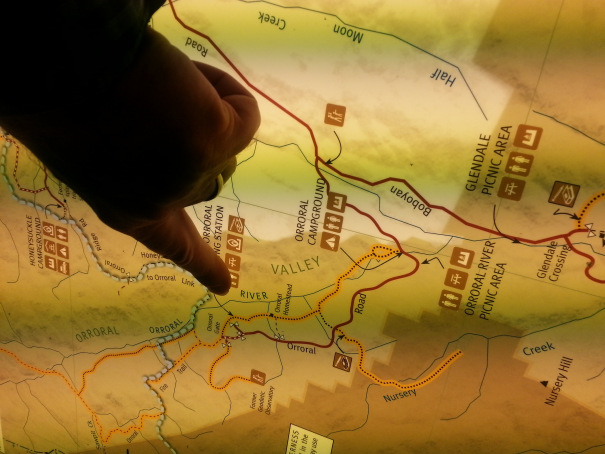 Orroral Map © Tracey Benson 2013